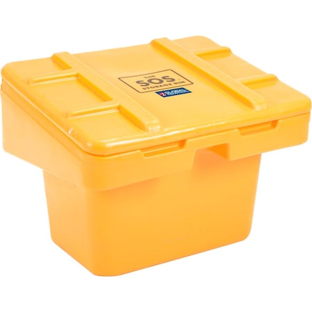 Global Industrial Lockable Outdoor Storage Container, 30inLx24inWx23inH, 5.5 Cu. Ft., Yellow B2050653